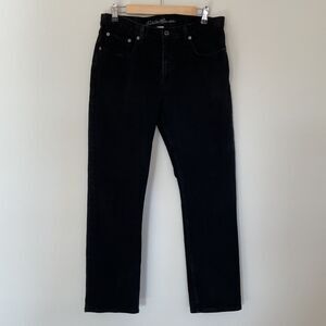 Eddie Bauer Straight Leg Specially Dyed Jeans Men’s 34x32 Black Denim Stretch